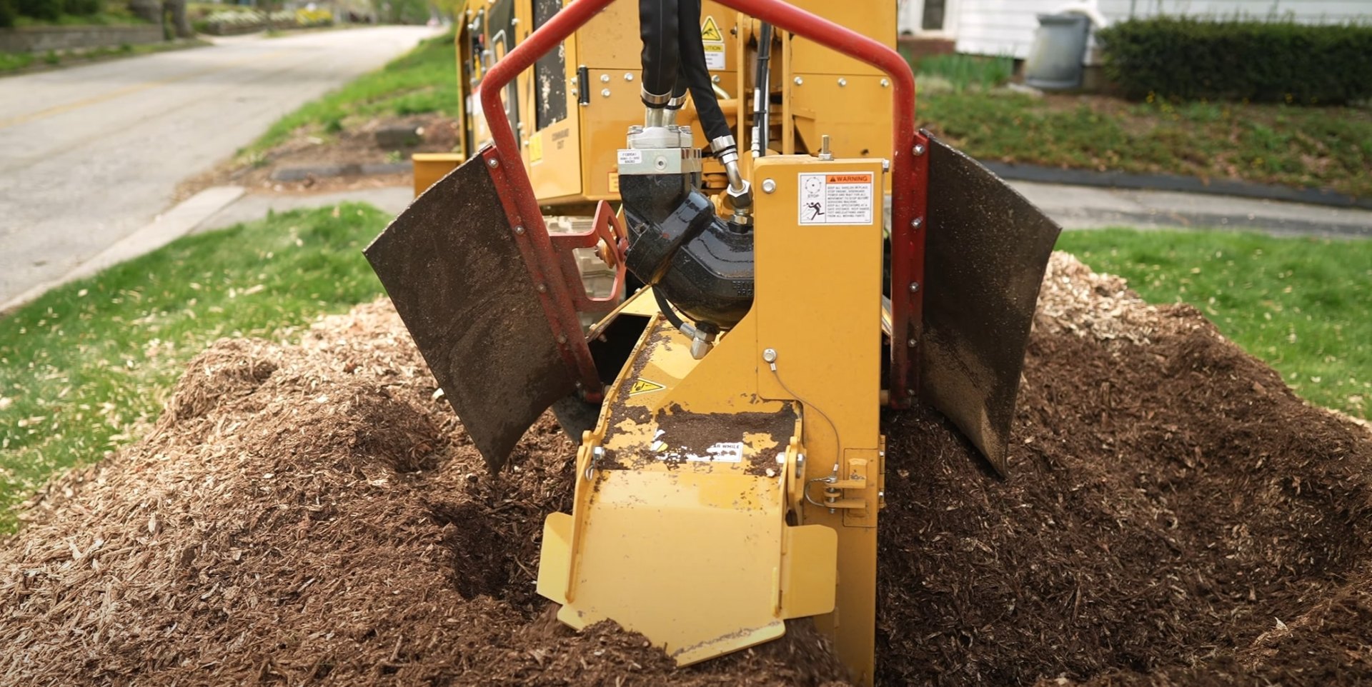 Power Line Tree Hazards - Dangerous tree and power line proximity requiring expert intervention Tree branches dangerously close to power lines showing electrical hazard requiring professional line clearance service